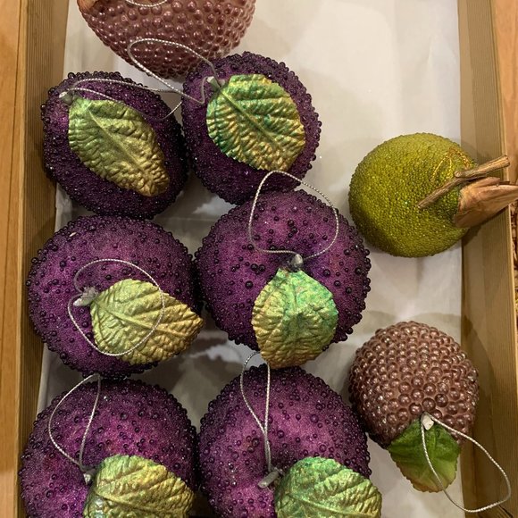 Holiday Fruit  Ornaments - Picture 3 of 5